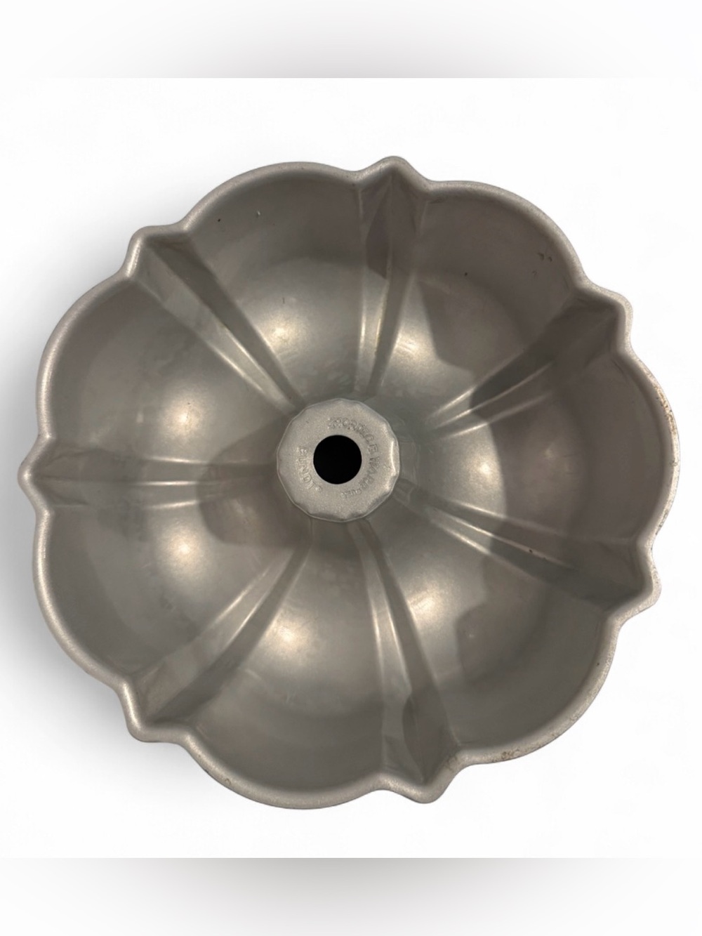 Vintage Nordic Ware Bundt Pan Blue Stamped Aluminum Cake Mold 8.5" USA
